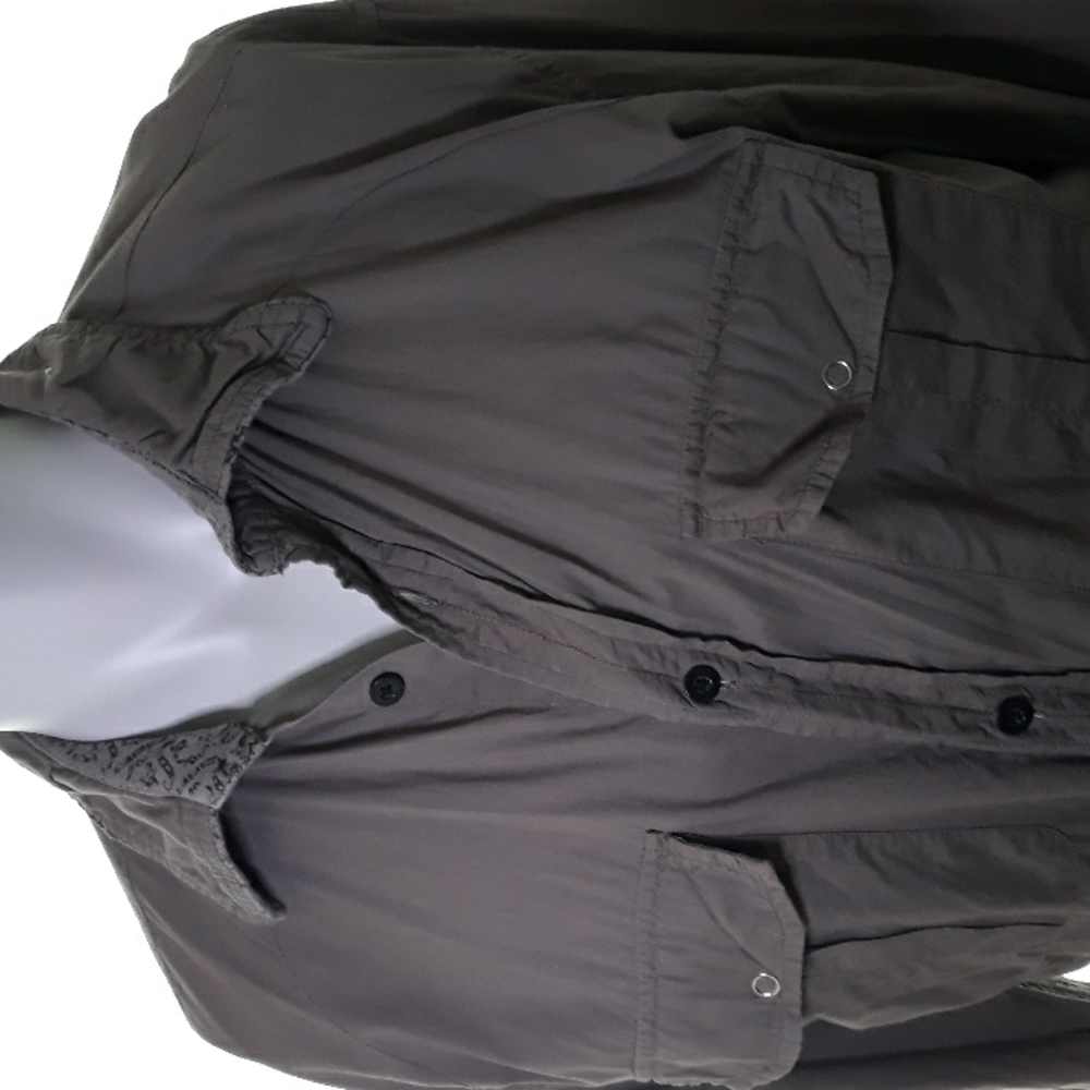 Tankfarm mens brown cotton casual shirt. XL slim